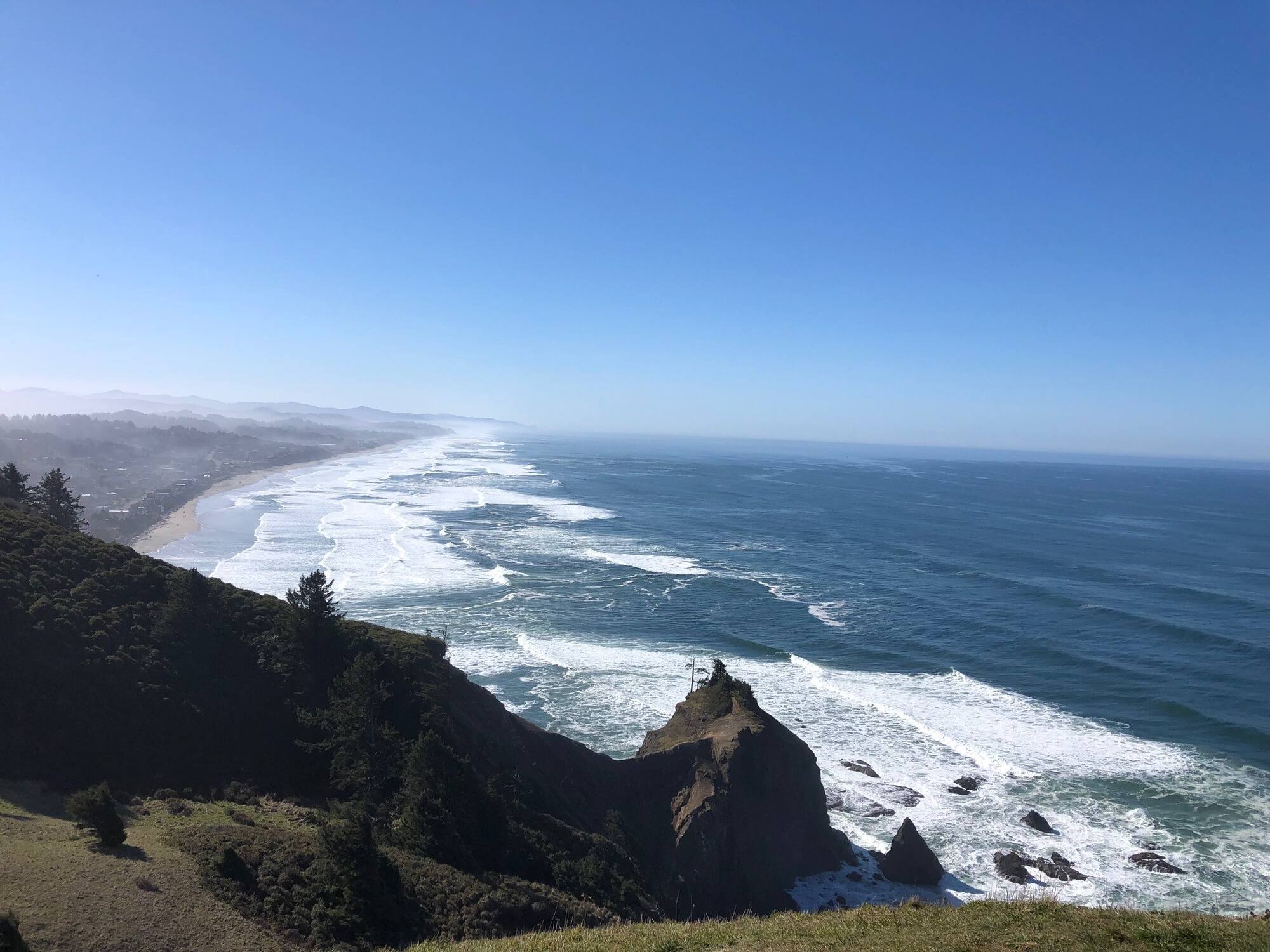 The Oregon coast