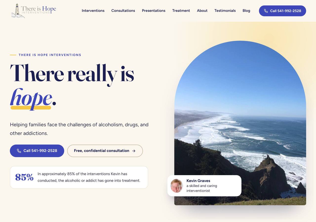 Design A, Beacon, home page